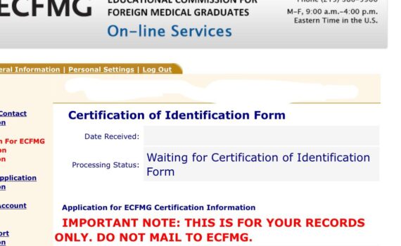 ecfmg certification
